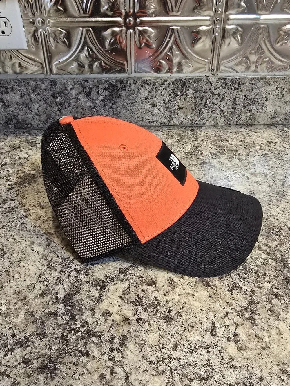 New Mens TNF The North Face Box Logo Trucket Trucker Mesh Back Cap